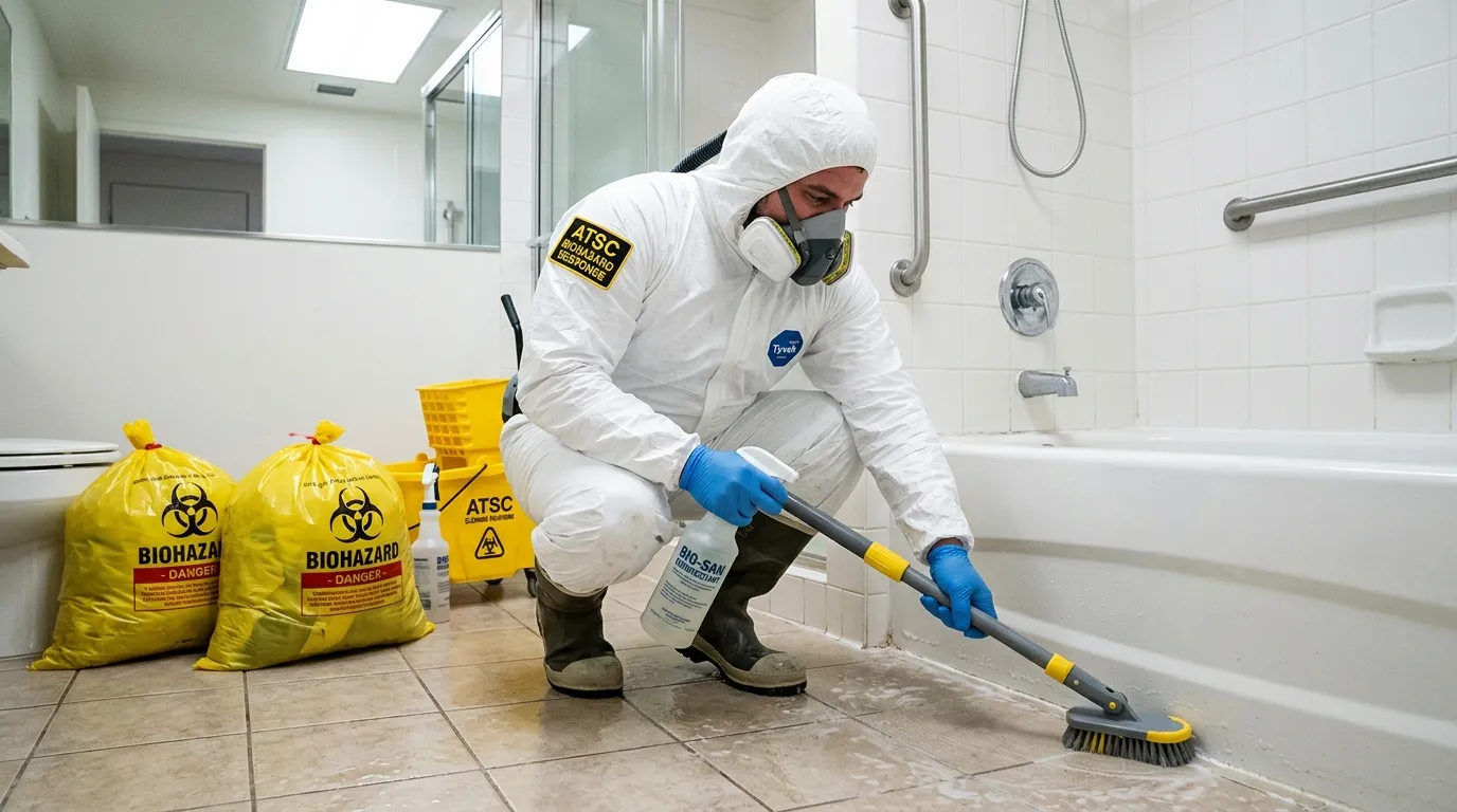 Decontamination equipment deployed for Blood Cleanup in Stillwater